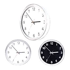 Krom Çerçeveli Duvar Saati