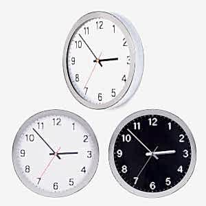 Krom Çerçeveli Duvar Saati