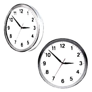 Krom Çerçeveli Duvar Saati