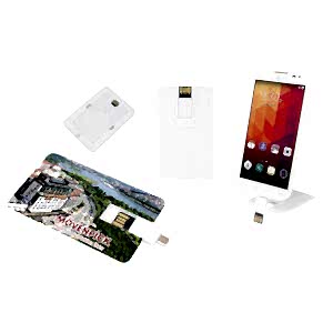 32 GB OTG Özellikli Kartvizit USB Bellek