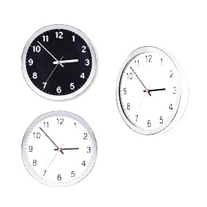 Krom Çerçeveli Duvar Saati