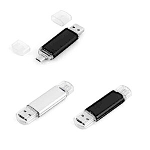 16 GB  OTG Özellikli Metal USB Bellek