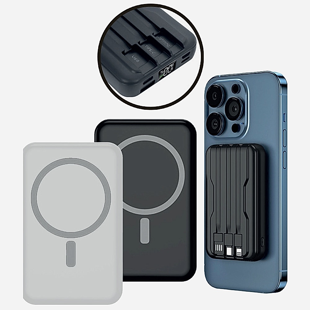 10000 mAh Wireless Mobil Şarj Cihazı 10000 mAh Wireless Mobil Şarj Cihazı