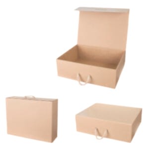 Kraft Halat Saplı Hediye Kutusu