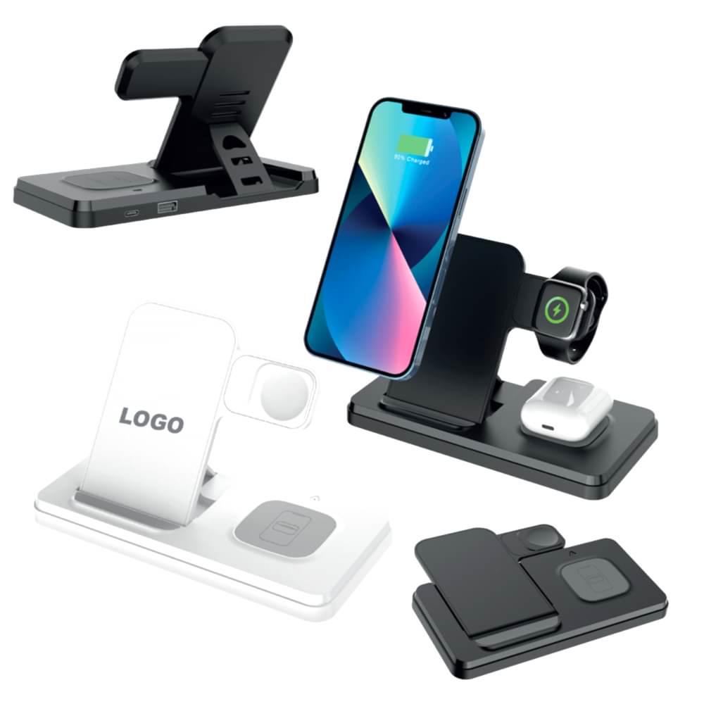 4'ü 1 Arada Kablosuz Şarj Standı