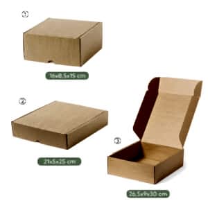 Hediye Kutusu - Geri Dönüştürülmüş Oluklu Mukavva