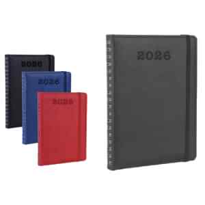 Termoderi Kapaklı Gizli Spiralli Ajanda